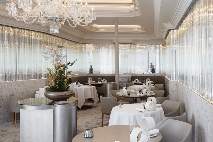 Interior of Restaurant Kei