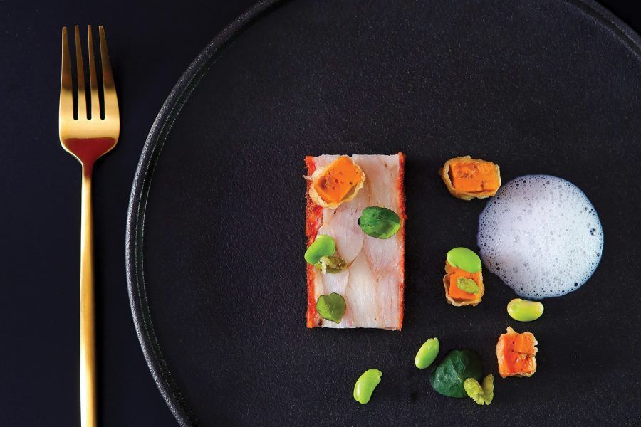 Harlan's black dish