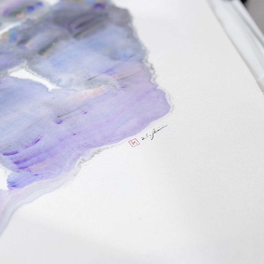 Painted artwork
