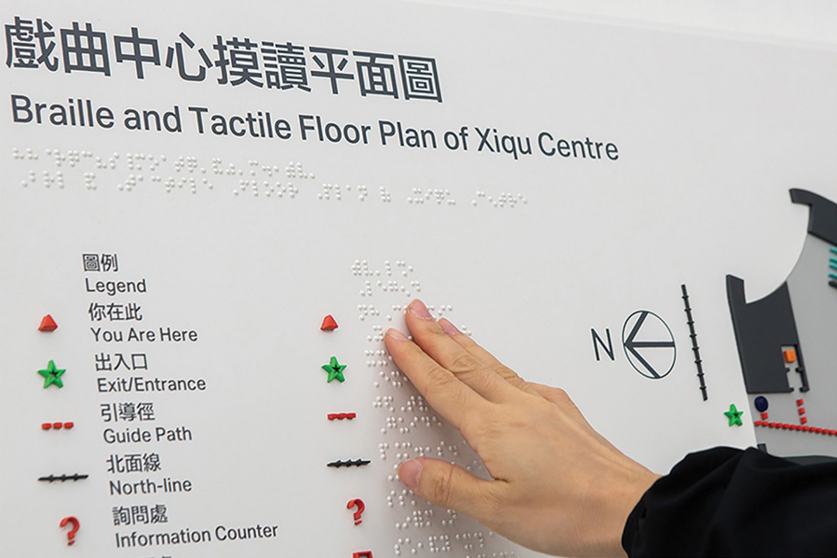 Braille signs