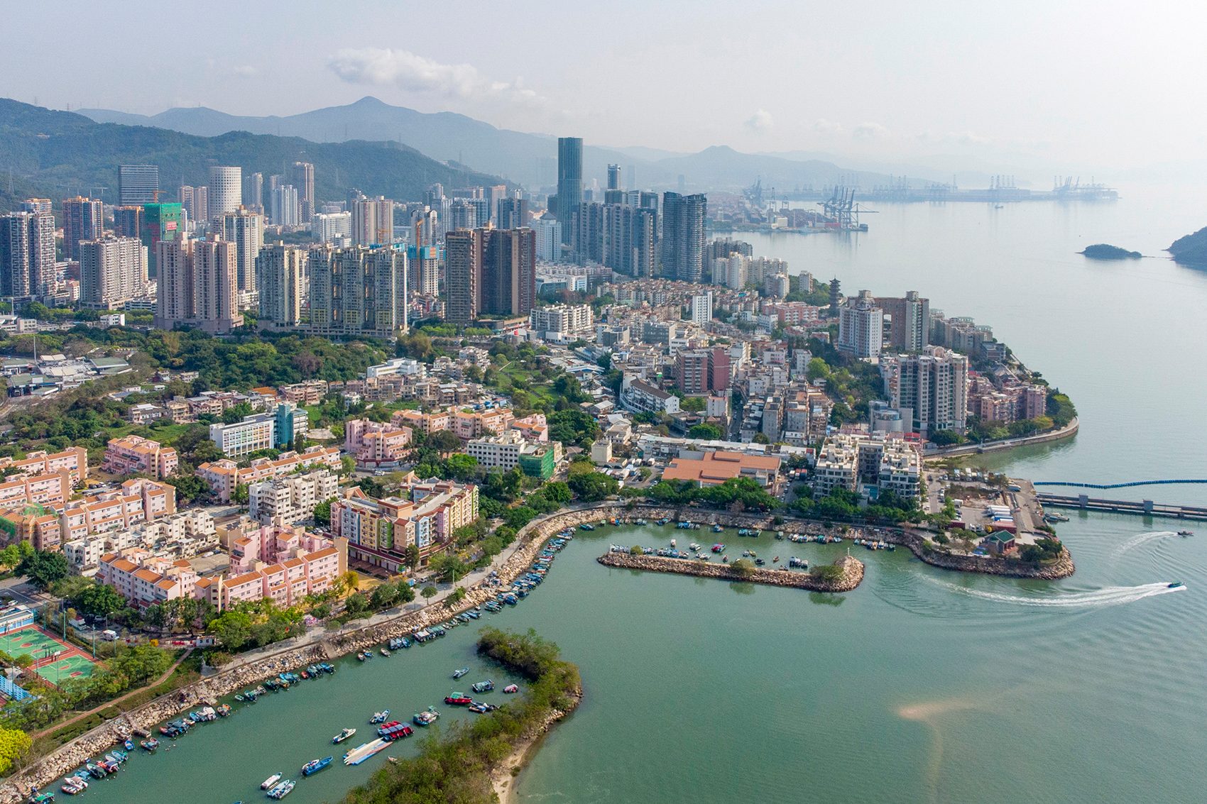 Sha tau kok from above