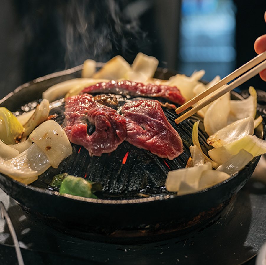 Grilled mutton in Sapporo