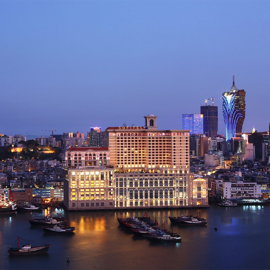 Sofitel Macau At Ponte 16 exterior at night