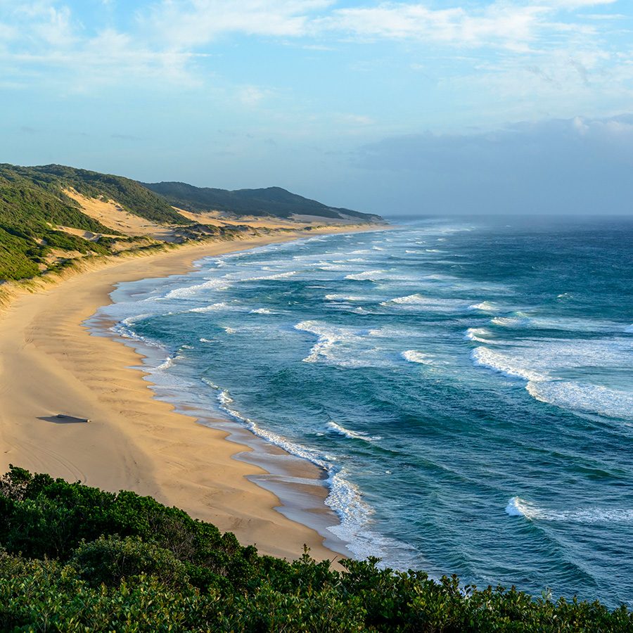 Beach in KwaZulu-Natal, South Africa