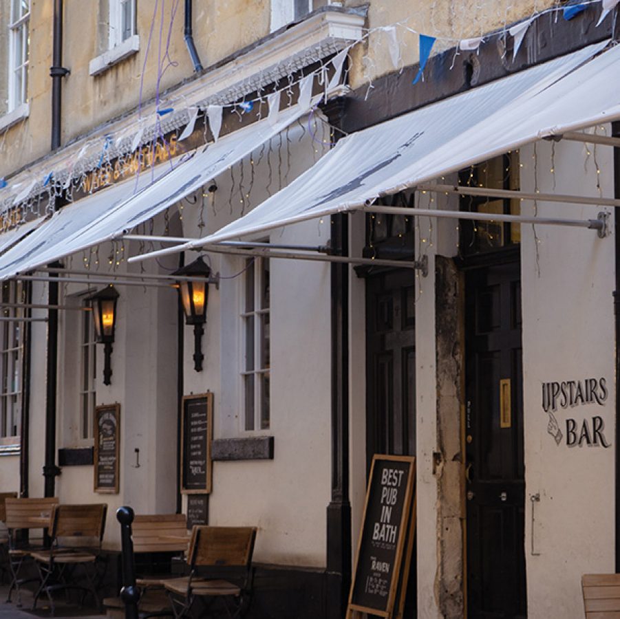 The Raven of Bath exterior, Bath