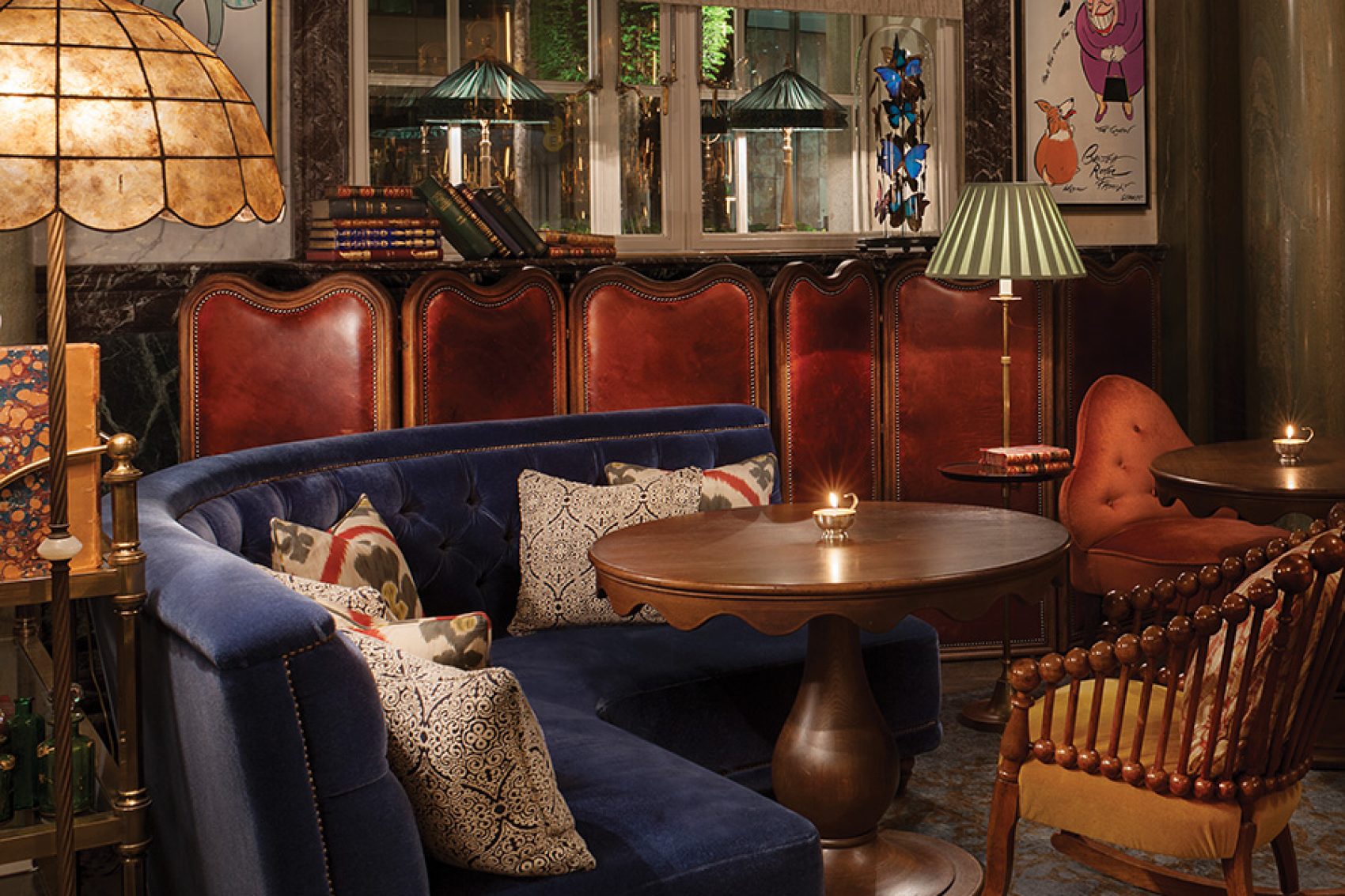Scarfes Bar, London interior