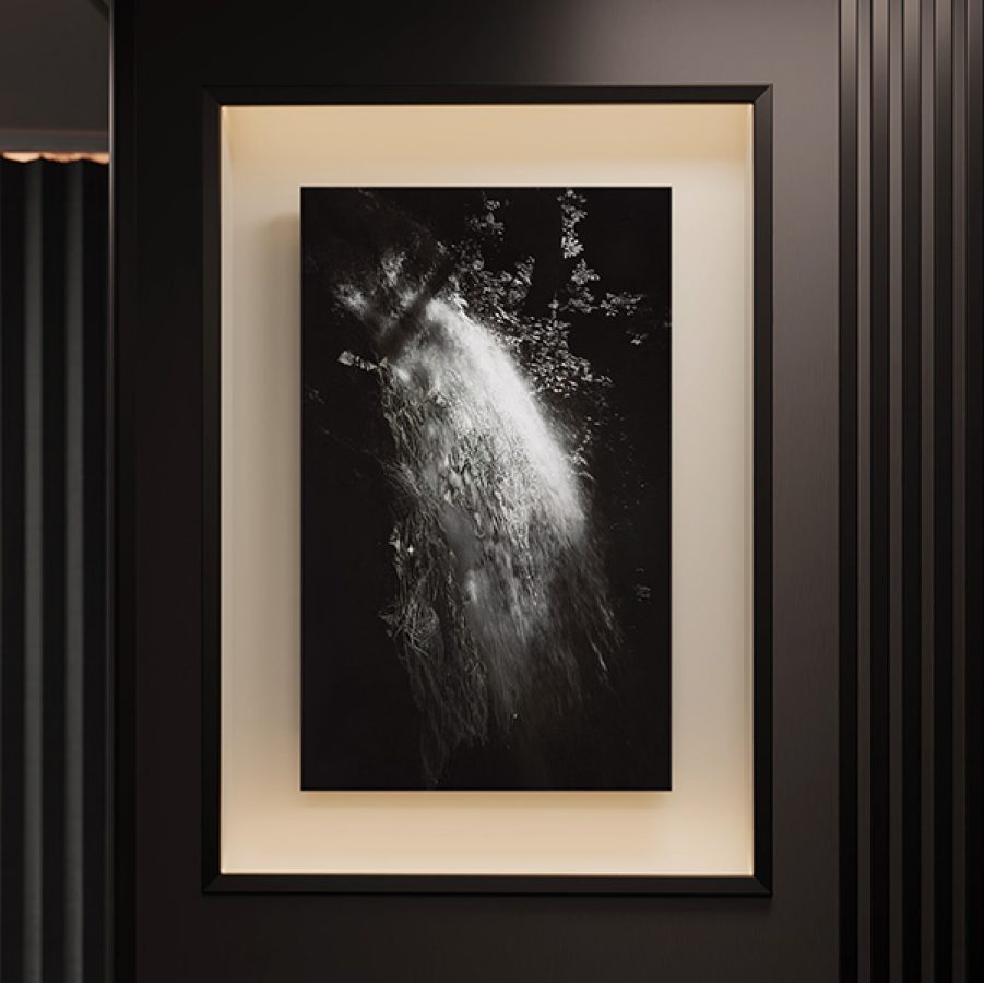 Artist Wai Pong Yu's artwork on display