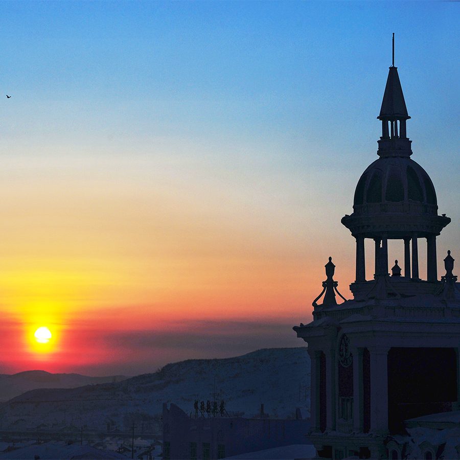 Sunset in Hailar