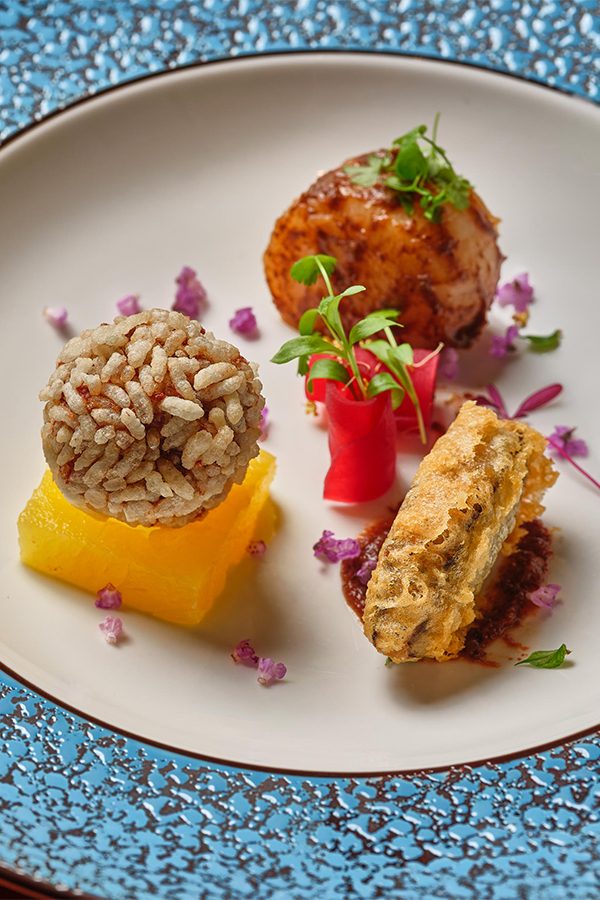 Rosewood Hong Kong award winning Michelin starred flavours at The Pier First Trio Platter