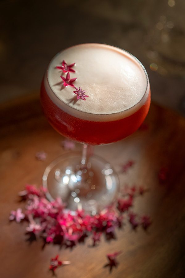 Flower mocktail from Amalfitana; courtesy image