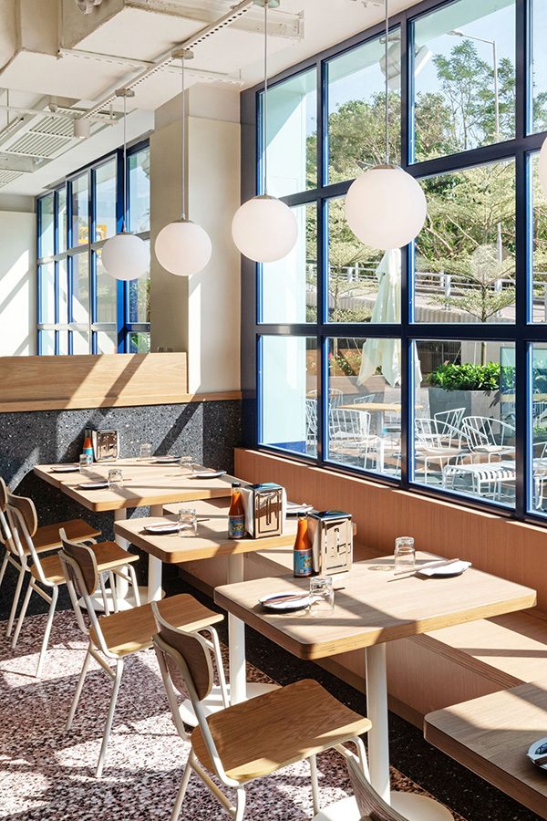 The interior of restaurant Little Bao; courtesy images