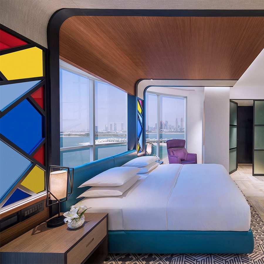 Dubai Andaz Deluxe Suite Sea View Bedroom