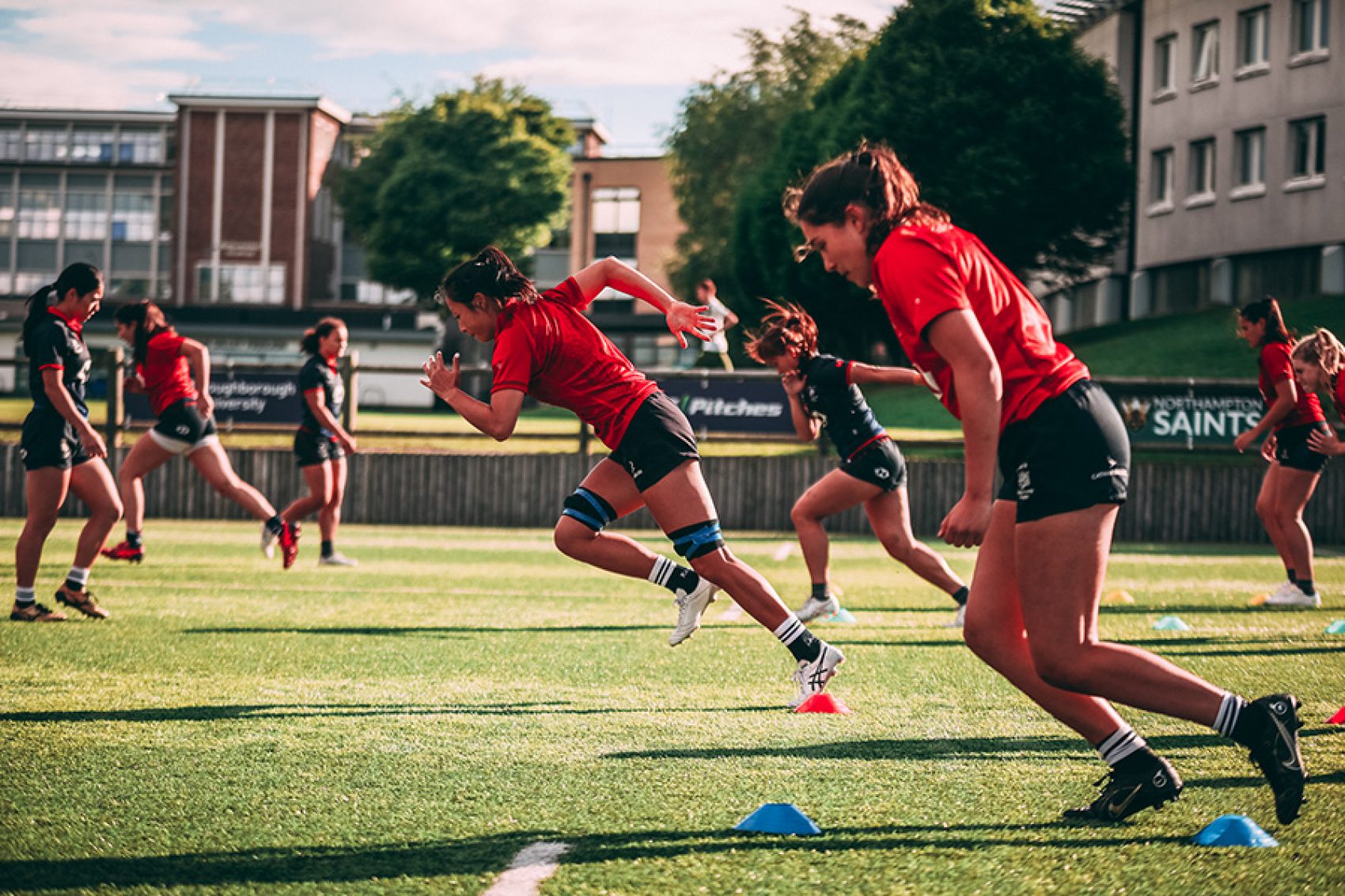 Carla Chan at rugby training