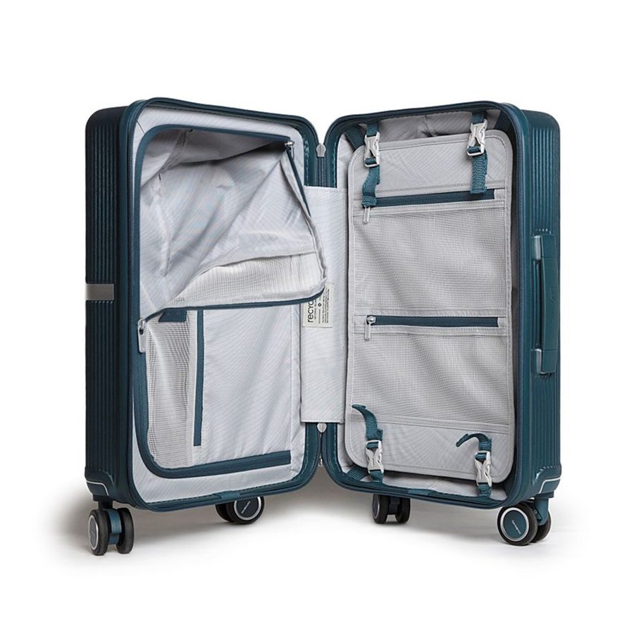Inside of Cathay x Samsonite suitcase