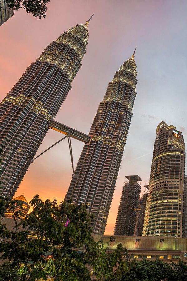 Petronas Towers at Four Seasons Hotel, Kuala Lumpur