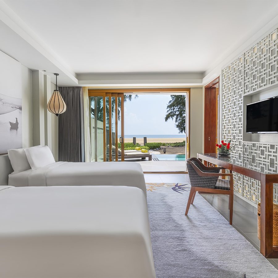 Interior view of a Guest Room at Angsana Lang Co, Vietnam
