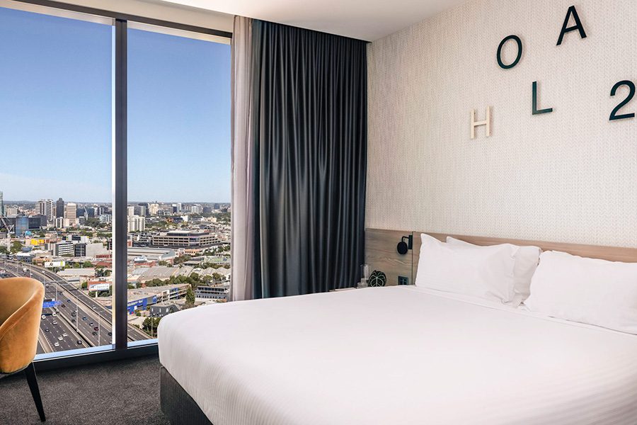 Novotel Melbourne South Wharf room interior