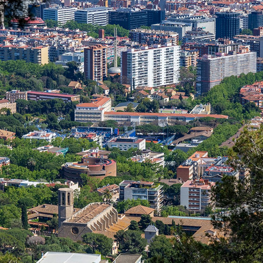 Les Corts cityscape