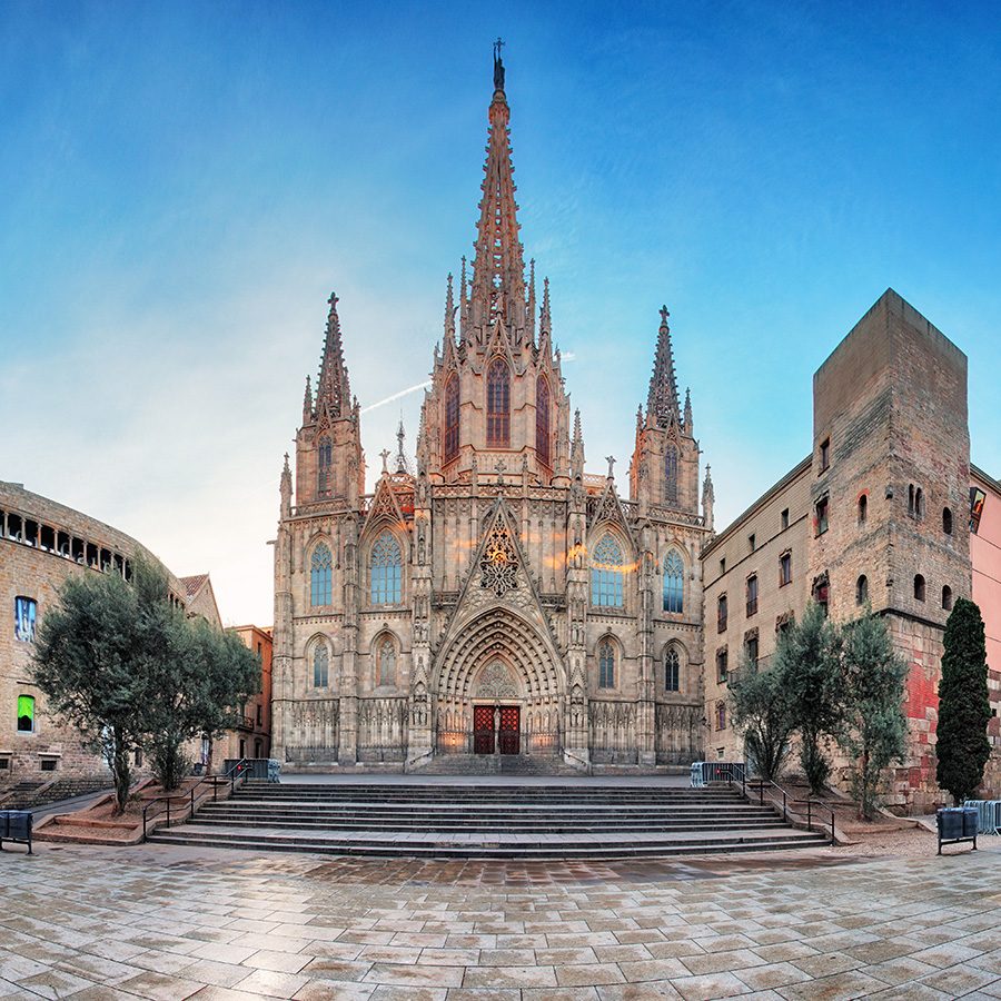 Barcelona's Gothic Quarter church