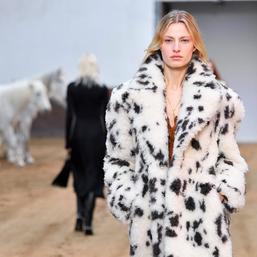 Stella McCartney on a runway