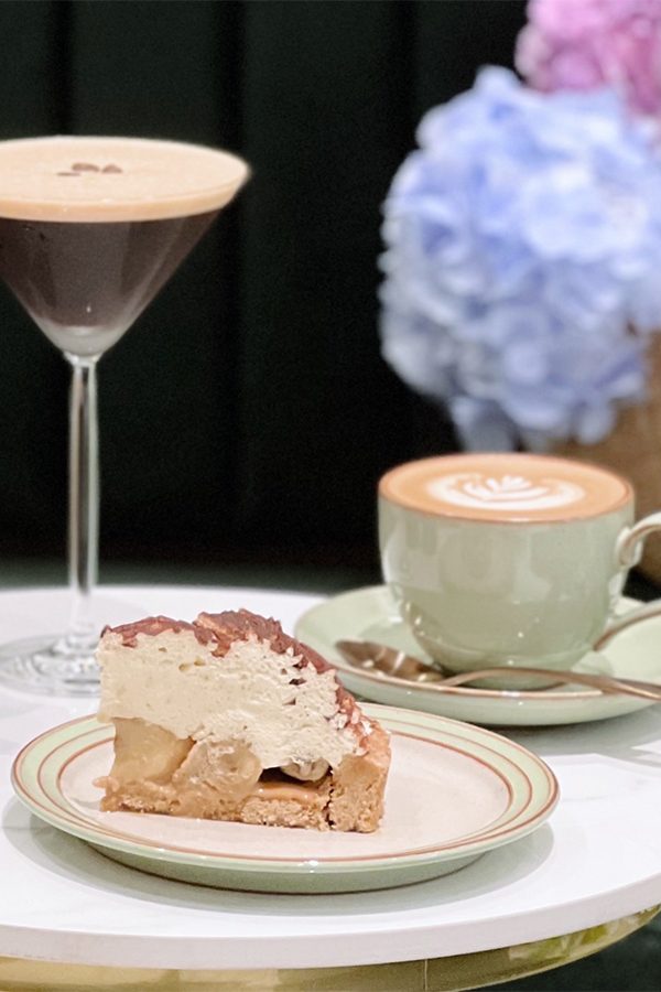 Coffee and cake at Fleuria Fleuriste & Café