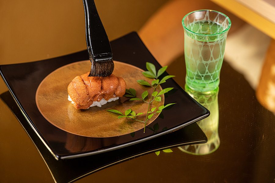 Hokkaido uni sushi from Suzuno