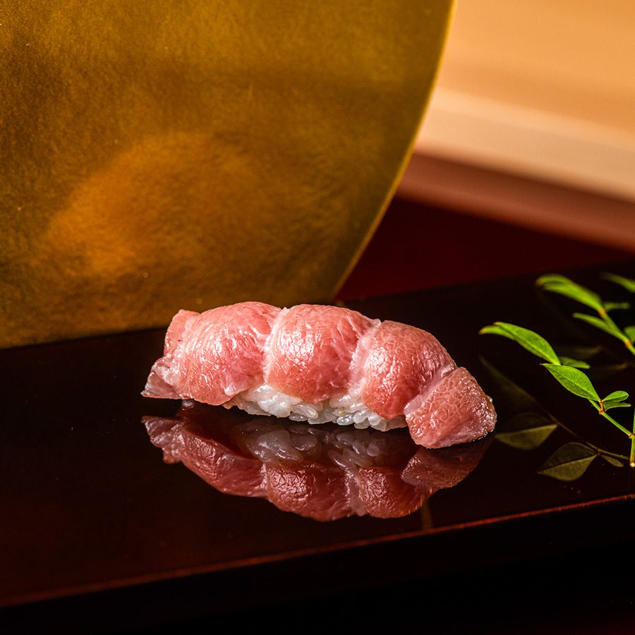 Hon maguro tuna sushi from Suzuno
