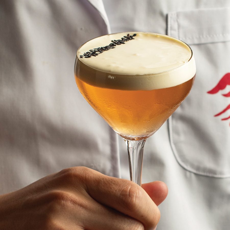 drink being held in hand