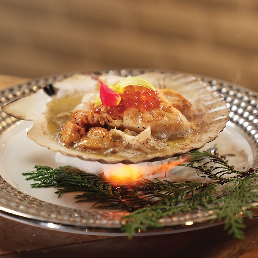 Tora Tetsu Teppan Yaki dish