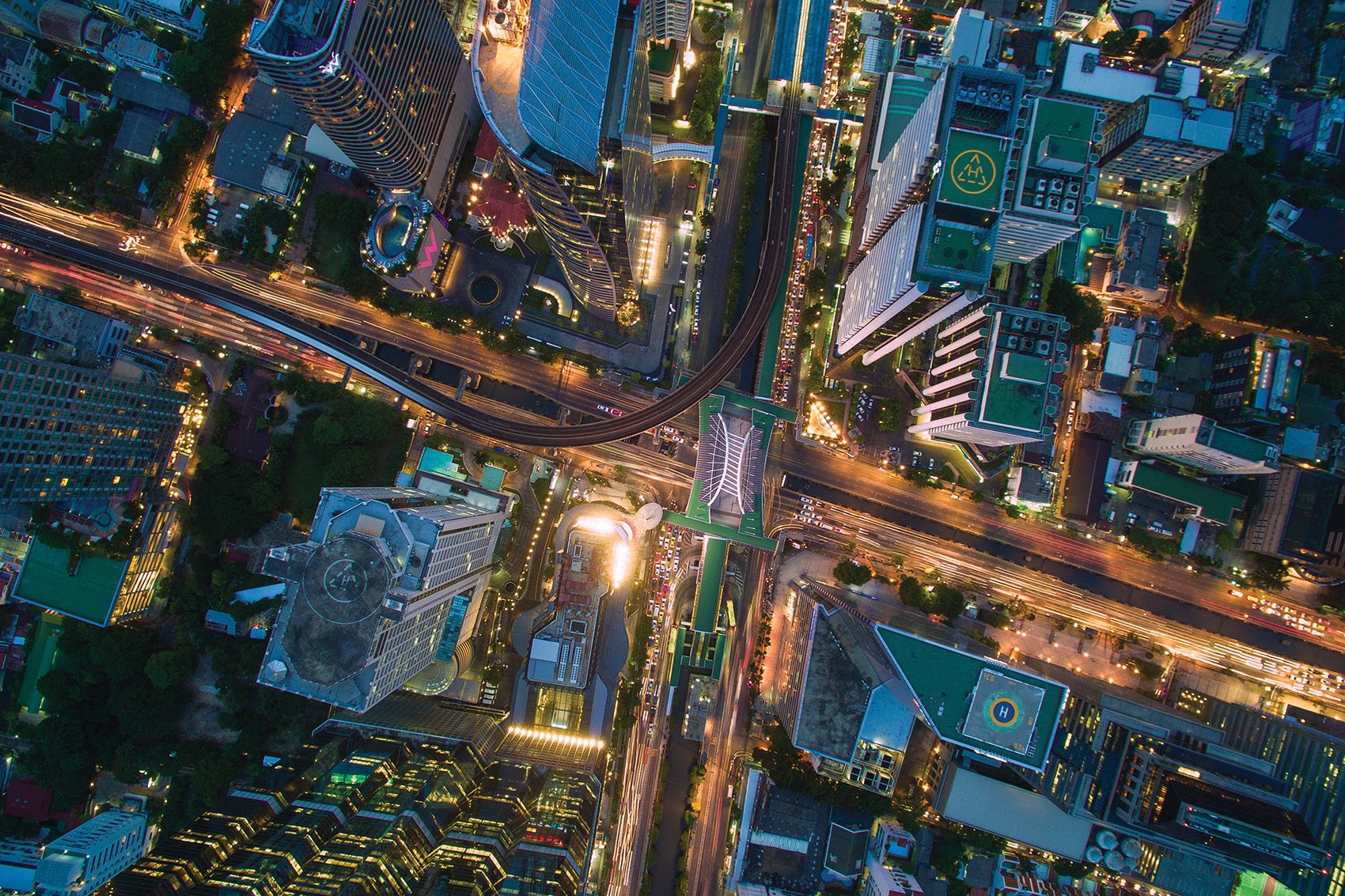 Bangkok night view