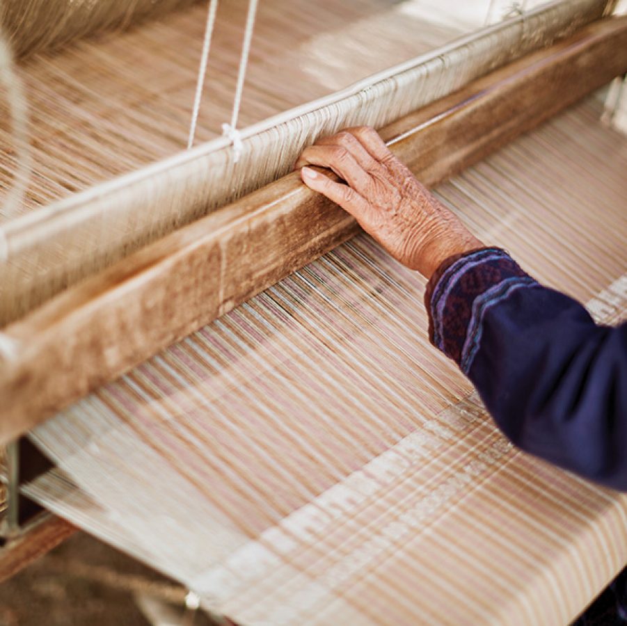 Silk Weaving