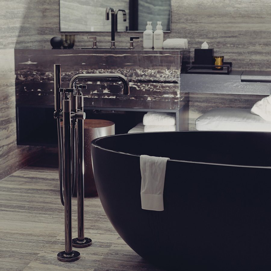 Equinox Hotel bathroom
