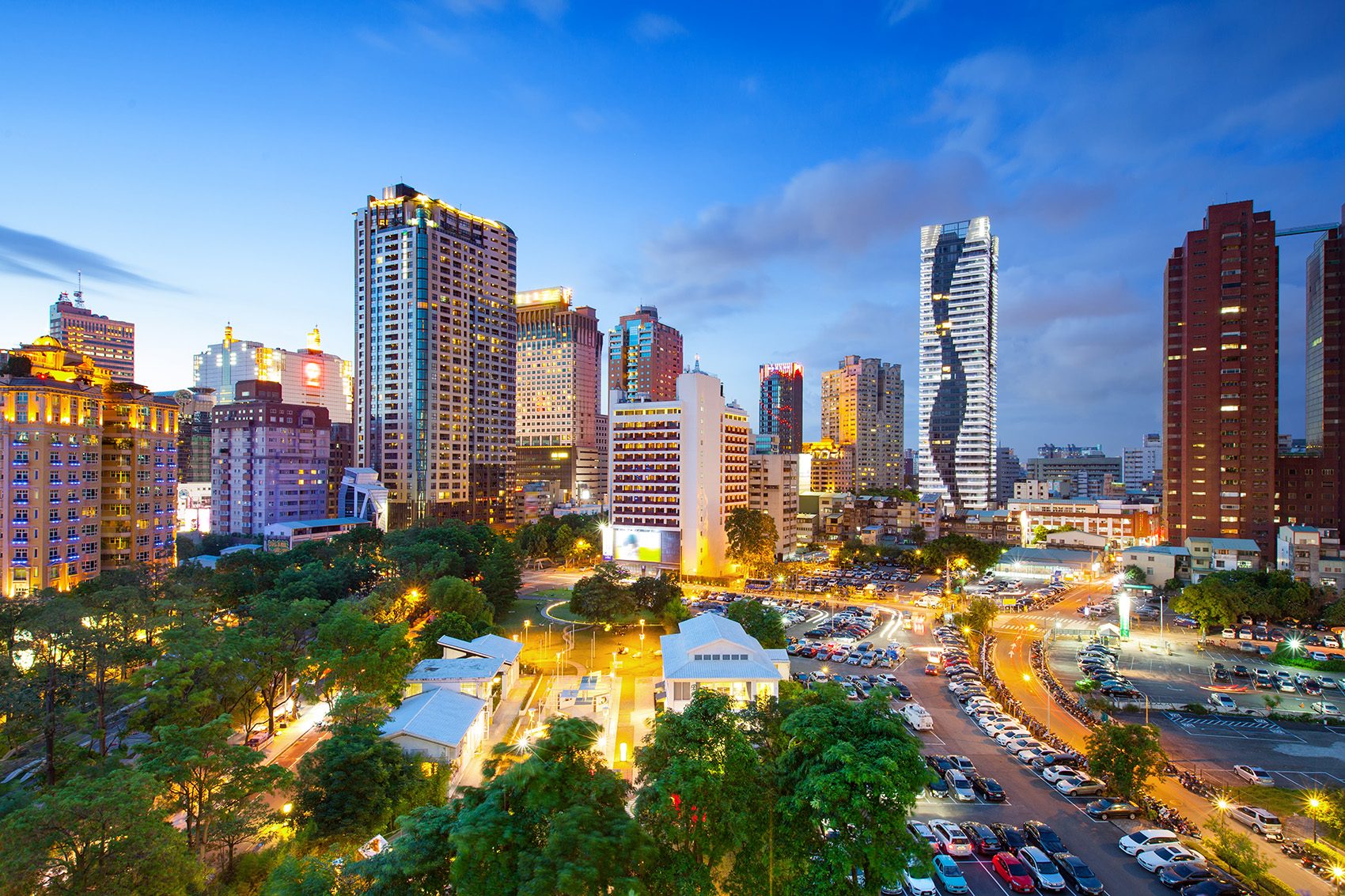 Taichung at night