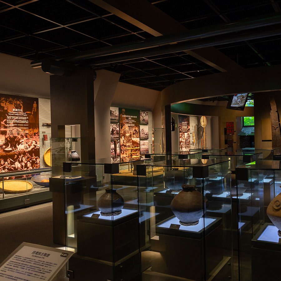 Exhibits at the National Palace Museum in Taipei