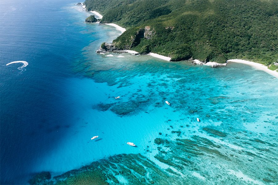 Kerama Islands, Okinawa from above