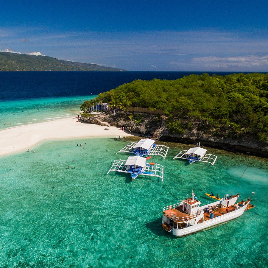 Coastal shot of Oslob, Cebu 