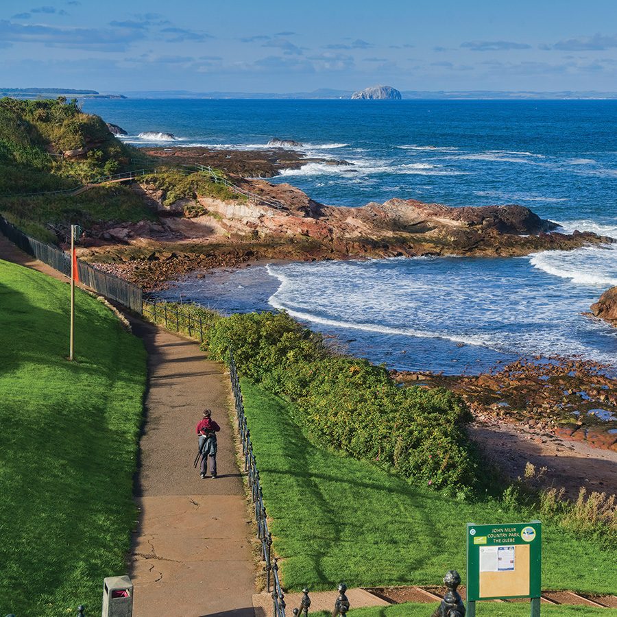 East Lothian coastline