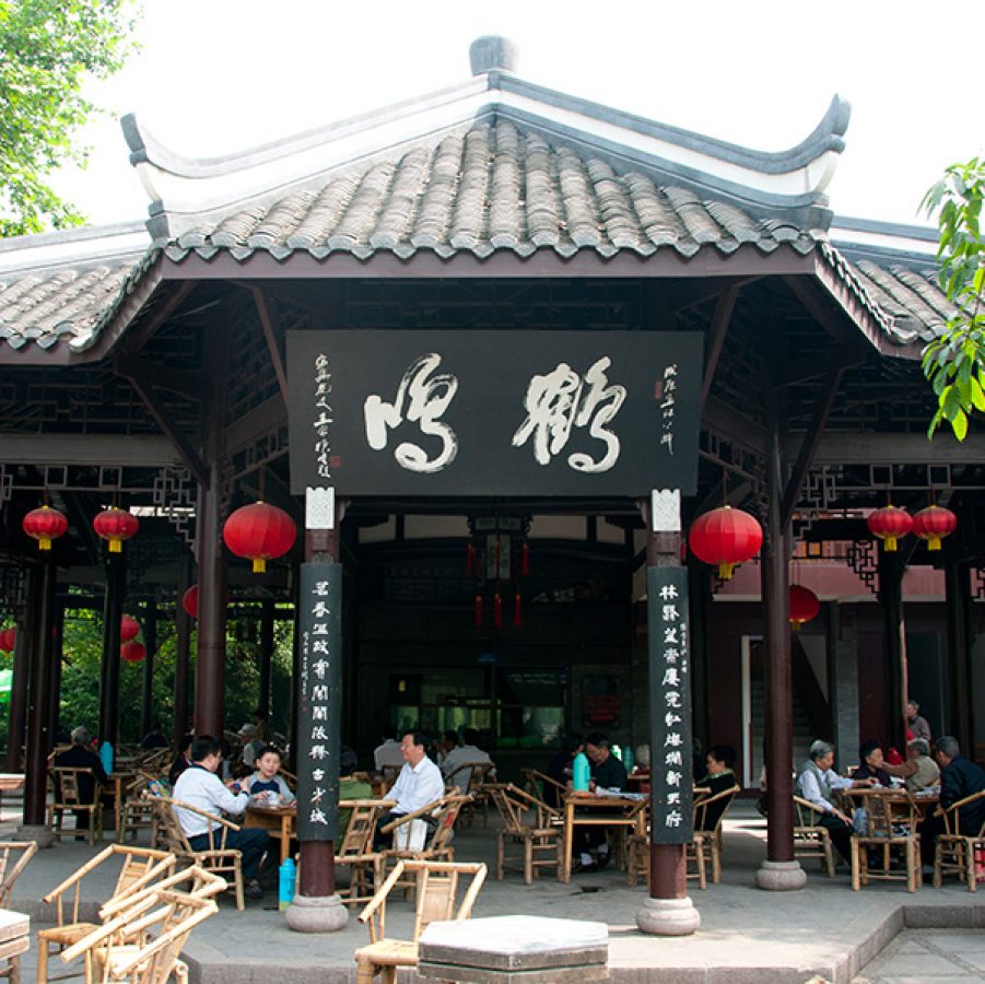  A tea house in Renmin Gongyuan