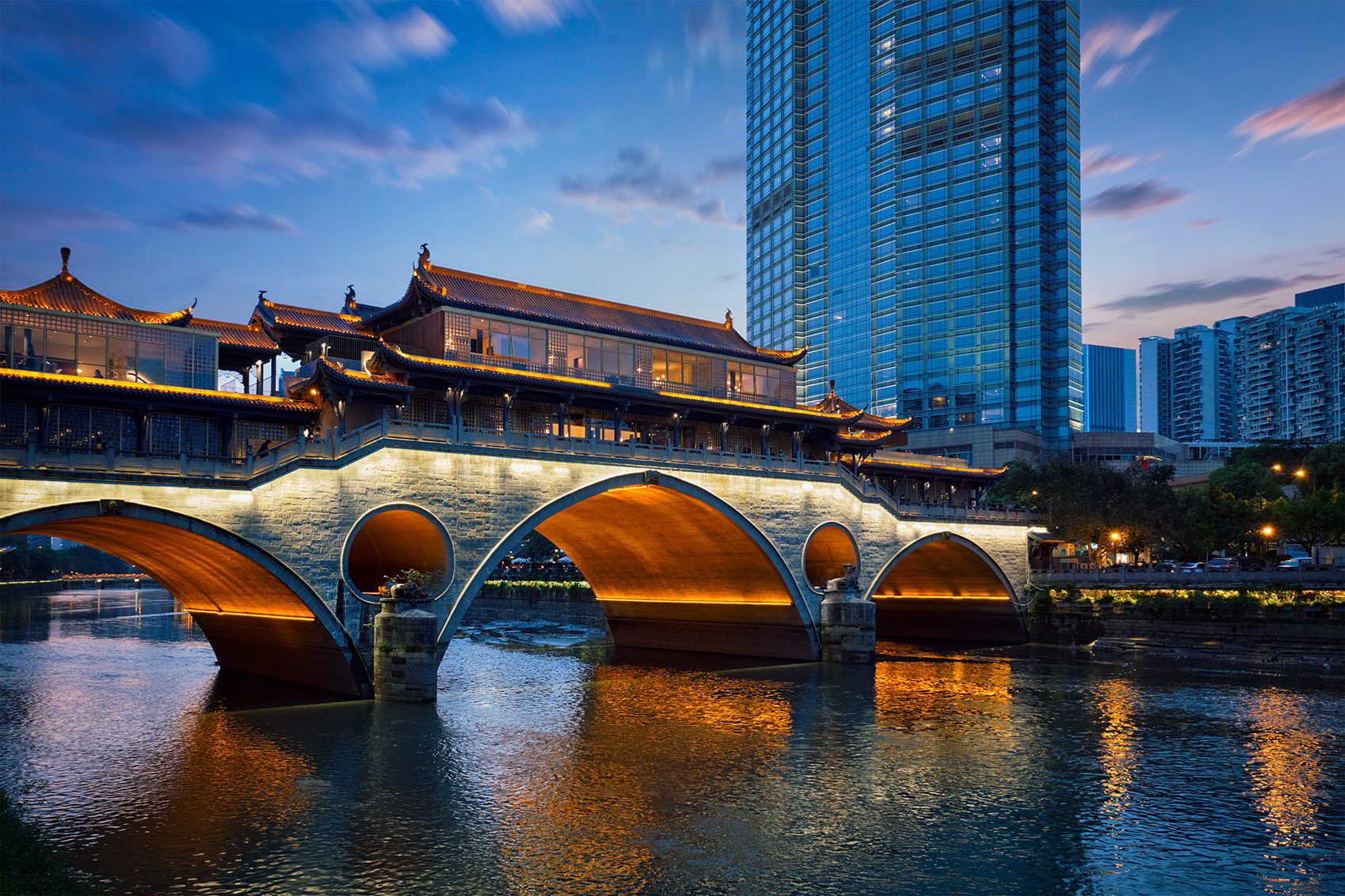 Famous landmark of Chengdu