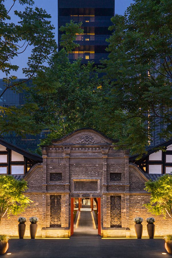 The temple house in Chengdu