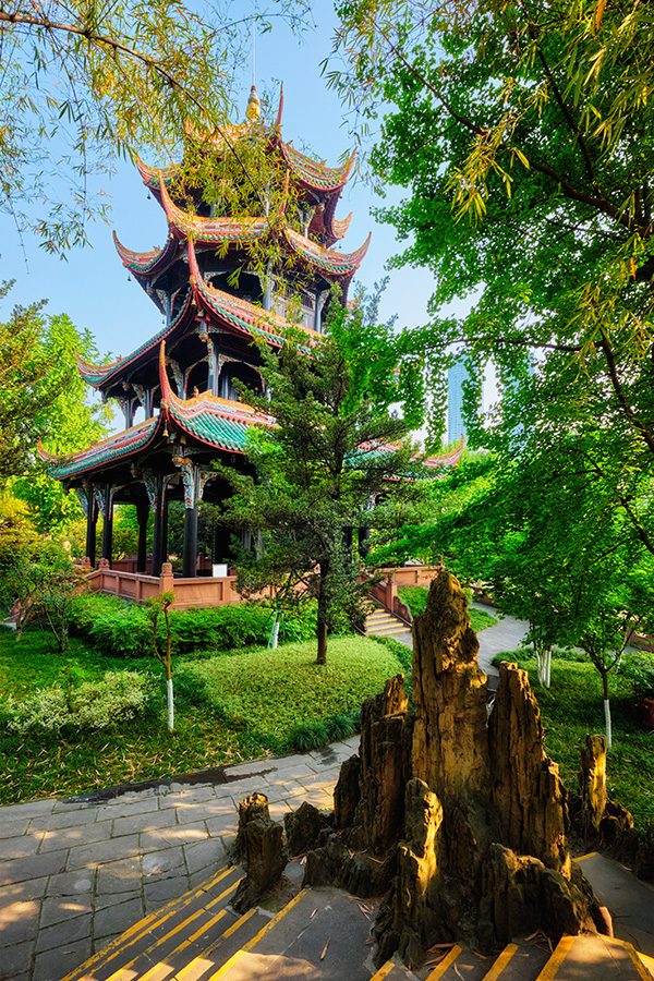 Wangjiang Pavilion in Wangjianglou Park