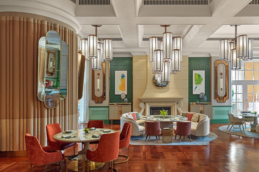 Interior of Xiao Ting at Four Seasons Hotel Macao