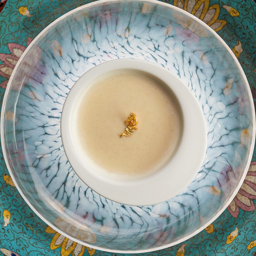 A dish at Michelin star Zi Yat Heen at Four Seasons Hotel Macao