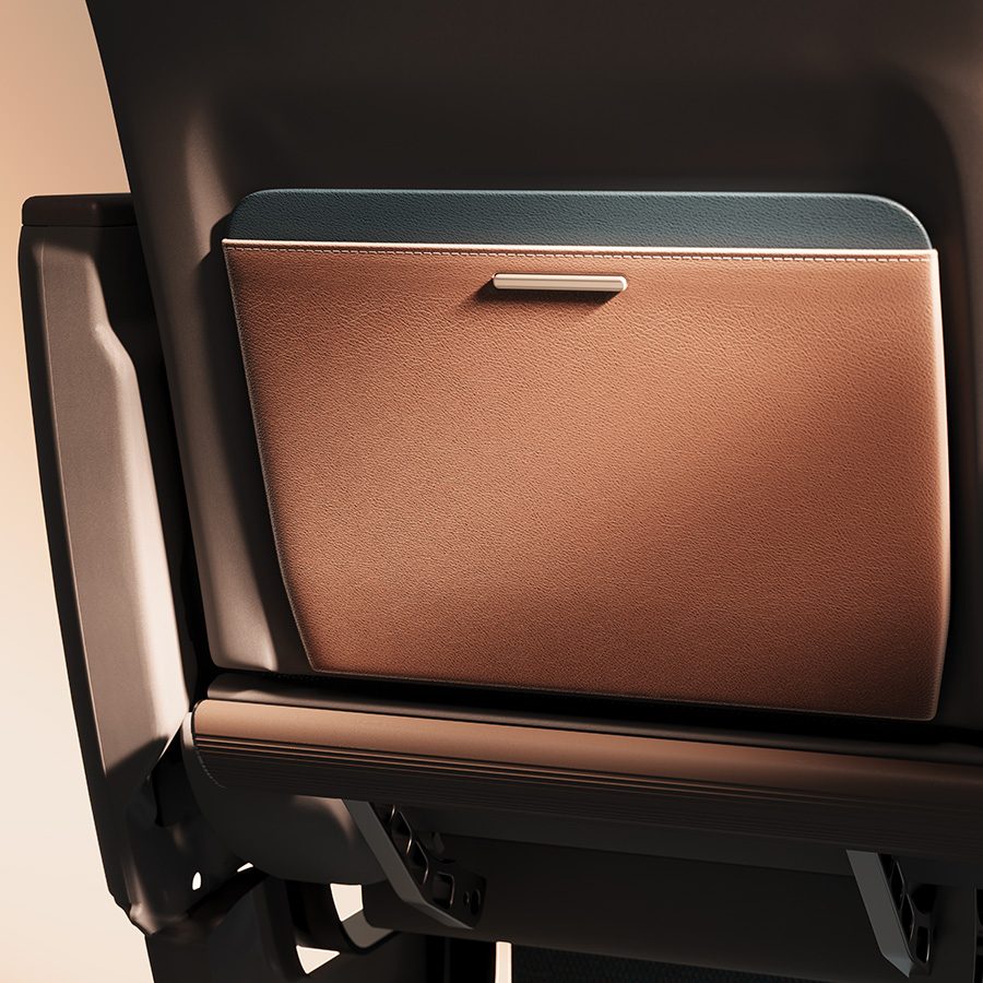 Cathay Pacific Premium Economy seat pocket