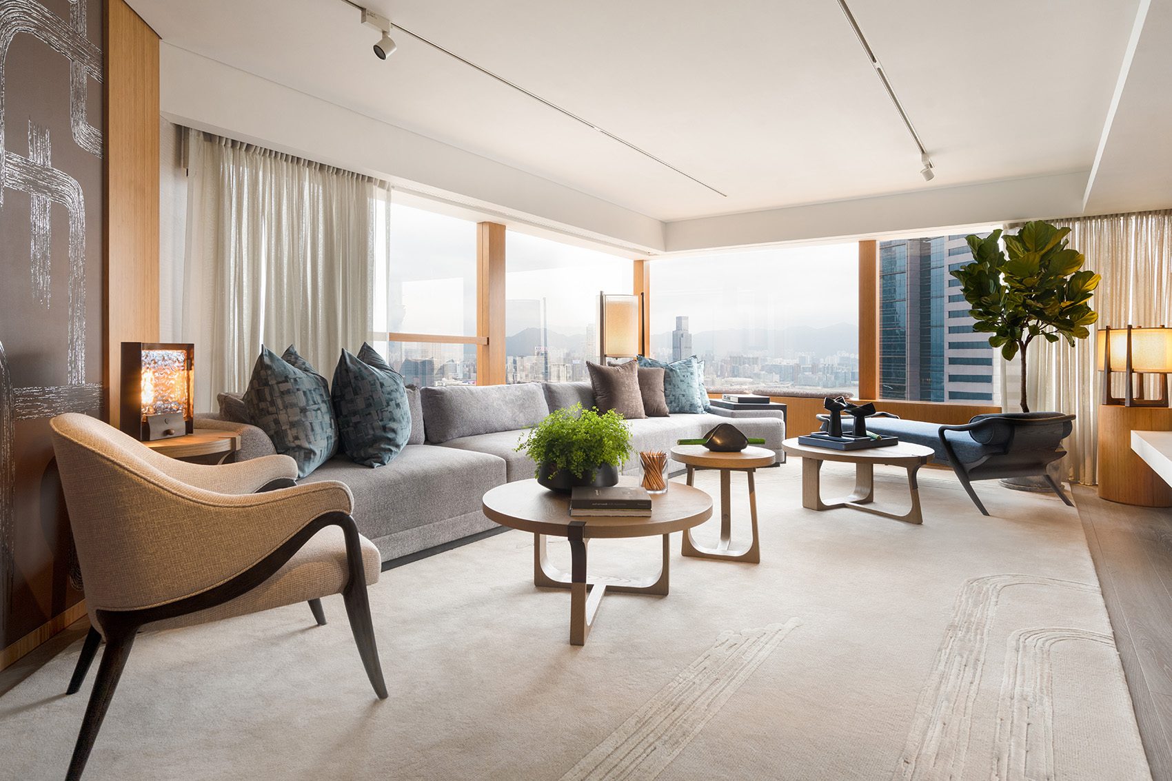An interior picture of a upper house