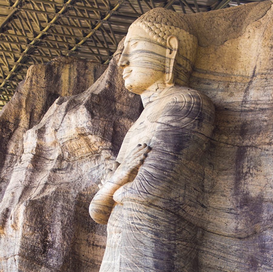 Gal Vihara buddhas in Sri Lanka