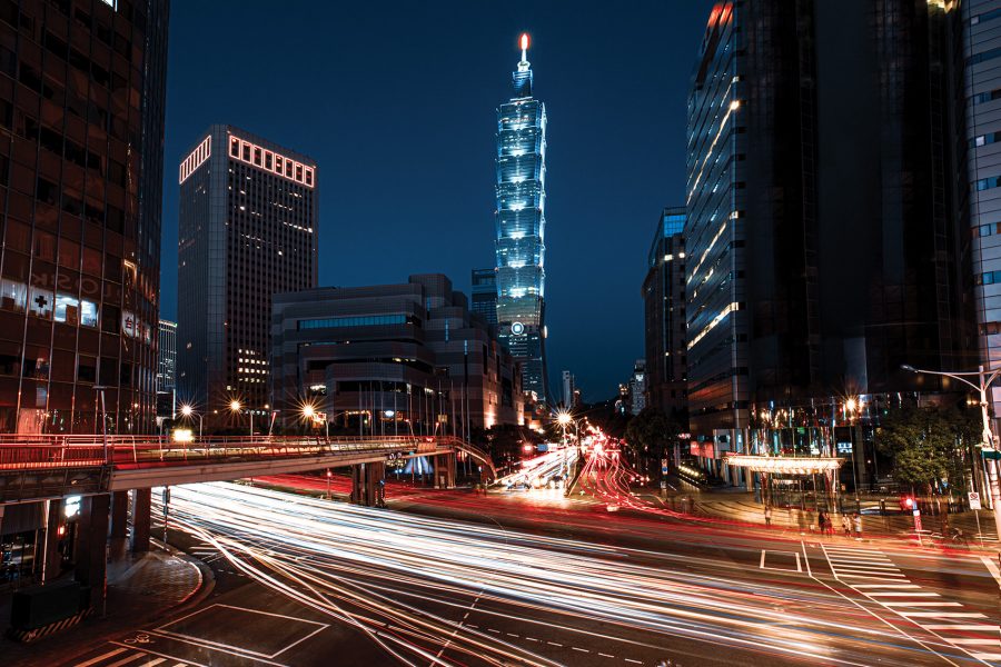 Taipei night view