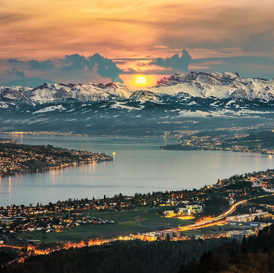 Zurich lake view