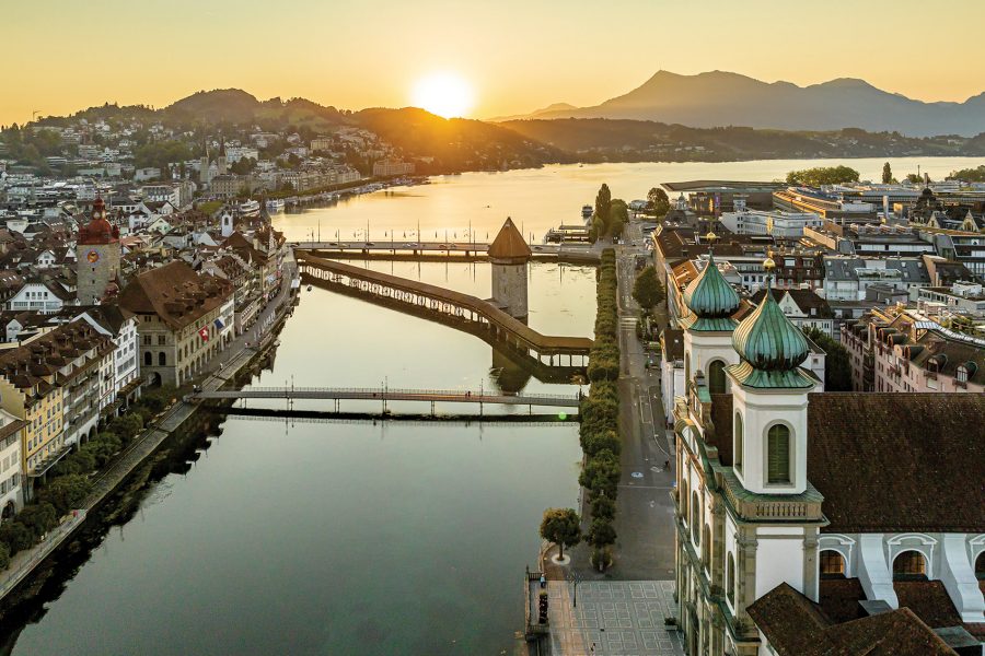 Zurich city view