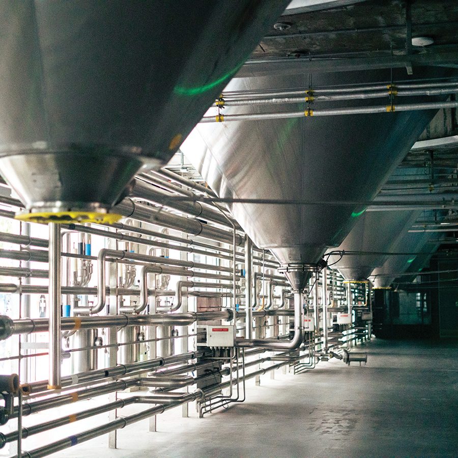 Beer factory tubes